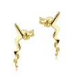 Thunder Shaped Silver Ear Stud STS-5488